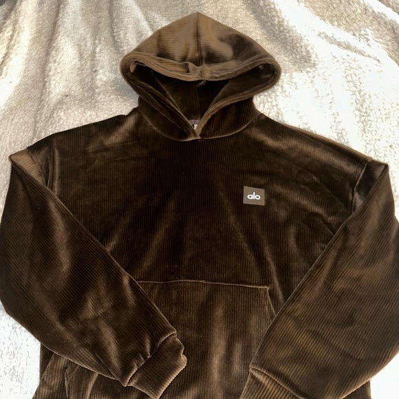 Alo Yoga Velour Baller Hoodie -Sold out online - Picture 4 of 10